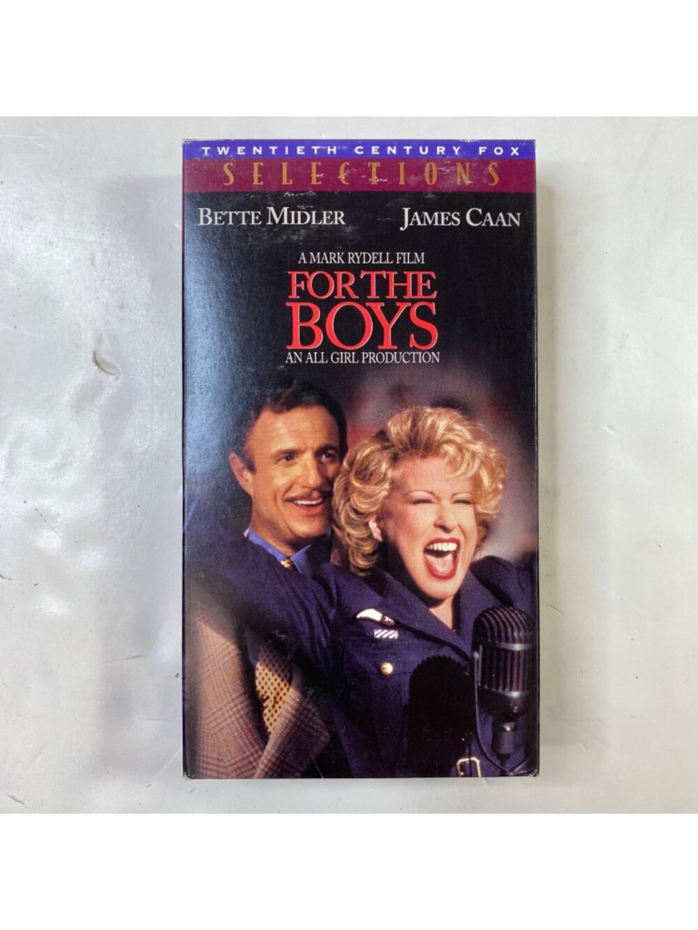 For The Boys 1991 VHS Romantic Comedy Bette Midler James Caan Pre-Owned
